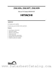 2SK1056 datasheet pdf Hitachi Semiconductor