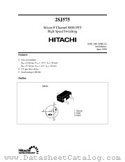 2SJ575 datasheet pdf Hitachi Semiconductor