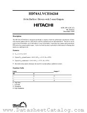 HD74ALVCH16244 datasheet pdf Hitachi Semiconductor