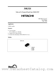 3SK321 datasheet pdf Hitachi Semiconductor