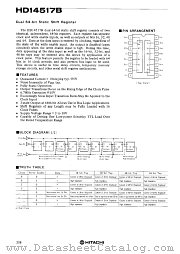 HD14517B datasheet pdf Hitachi Semiconductor