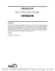 HD74AC539 datasheet pdf Hitachi Semiconductor