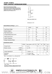 1N60P datasheet pdf Honey Technology