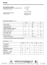 RLS245 datasheet pdf Honey Technology