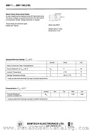ZMY4,3 datasheet pdf Honey Technology