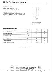 HN4401 datasheet pdf Honey Technology