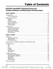 ISD-T267SP COMPACTSPEECH datasheet pdf Information Storage Devices