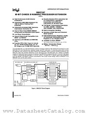 M80C287 datasheet pdf Intel