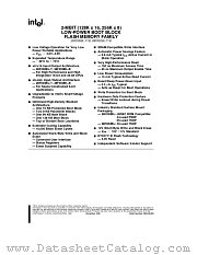 28F200BL-B datasheet pdf Intel