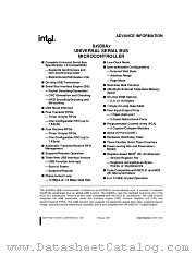 8X930AX datasheet pdf Intel