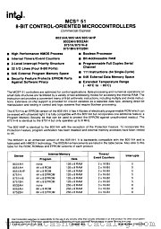 8052AH datasheet pdf Intel