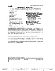 MS28F016SV datasheet pdf Intel