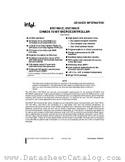 83C196LC datasheet pdf Intel