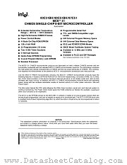 87C51 datasheet pdf Intel