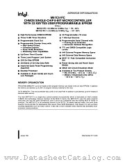 M87C51FC datasheet pdf Intel