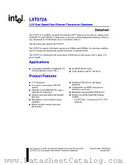 LXT972A datasheet pdf Intel