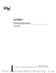 LXT380/LXT381 datasheet pdf Intel