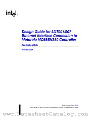 LXT901, LXT907 datasheet pdf Intel