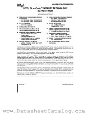 28F640J5 datasheet pdf Intel