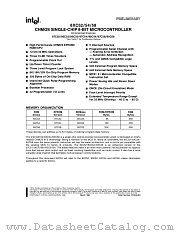 8XC58 datasheet pdf Intel