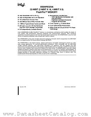 DD28F032SA datasheet pdf Intel