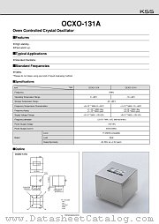 OCXO-131A datasheet pdf American KSS