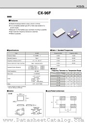 CX-96F datasheet pdf American KSS