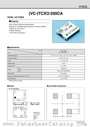 VC-TCXO-205CA datasheet pdf American KSS