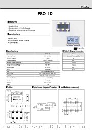 FSO-1D datasheet pdf American KSS