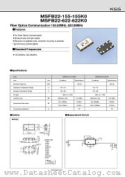 MSFB22-155-155K0 datasheet pdf American KSS