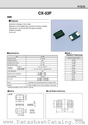 CX-53F datasheet pdf American KSS