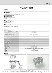 VCXO-105N datasheet pdf American KSS