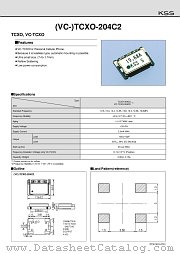 TCXO-204C2 datasheet pdf American KSS