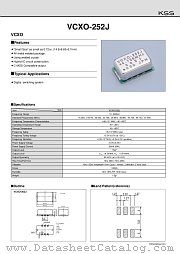 VCXO-252J datasheet pdf American KSS