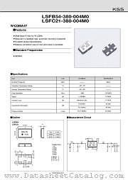 LSFB54-380-004M0 datasheet pdf American KSS