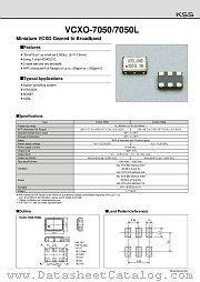 VCXO-7050 datasheet pdf American KSS