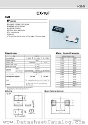 CX-16F datasheet pdf American KSS