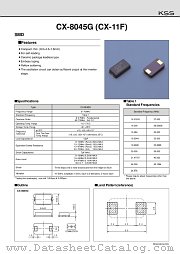 CX-11F datasheet pdf American KSS