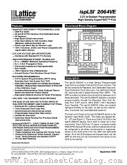 ISPLSI2064VE datasheet pdf Lattice Semiconductor