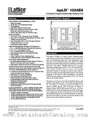 ISPLSI1024EA datasheet pdf Lattice Semiconductor
