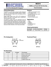 MIC910 datasheet pdf Micrel Semiconductor