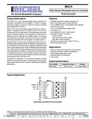 MIC74 datasheet pdf Micrel Semiconductor