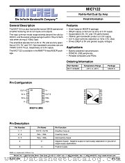 MIC7122 datasheet pdf Micrel Semiconductor