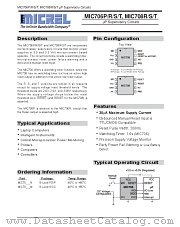MIC706P/R/S/T, datasheet pdf Micrel Semiconductor