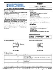 MIC6270 datasheet pdf Micrel Semiconductor