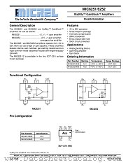 MIC6251/6252 datasheet pdf Micrel Semiconductor