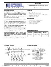 MIC5891 datasheet pdf Micrel Semiconductor