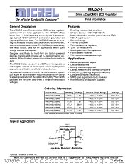MIC5246 datasheet pdf Micrel Semiconductor