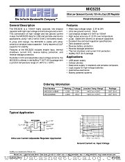 MIC5235 datasheet pdf Micrel Semiconductor