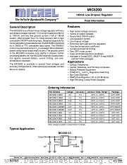MIC5200 datasheet pdf Micrel Semiconductor